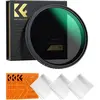 Image de K&F Concept 62MM Variable ND2ND32, W/O Black Cross, HD,Waterproof, Anti Scratch, Green Coated (62 mm, Filtre gris neutre), Filtre photo, Transparent, Gris