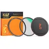Image de K&F Concept Concept Magnetic 1/4 Black Mist Filter Nano X - 67mm (67 mm, Filtre Black Mist), Filtre photo, Noir
