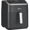 Image de Midea Heissluft-Fritteuse, Friteuse, Noir, Gris