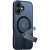Image de Torras Étui Pstand Spin pour iPhone 16 (Noir) (Apple iPhone 16), Coque pour téléphone portable, Noir