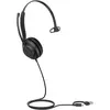 Image de Yealink Casque UH35 Mono Teams USB-C/A (Filaire, USB-C, Les équipes Microsoft), Casque micro de bureau, Noir