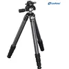 Image de Leofoto SA-404C+MH-60S CNC Tripod Hard Anodize (2006205175) (Carbone, Métal), Trépied, Noir