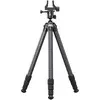 Image de Leofoto SA-364CL + tête sphérique MK-40 + pince à fusil GS-3 (Carbone), Trépied, Noir