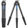 Image de Leofoto LS-285CEX Trépied Ranger Carbon avec base de mise à niveau (Carbone), Trépied, Noir
