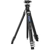 Image de Leofoto Azure AZ-204C mit Kugelkopf LH-25R (Carbone), Trépied, Noir