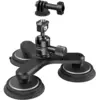 Image de SmallRig Triple kit de support magnétique pour coupelle d'aspiration, Caméra d'action : accessoires, Noir