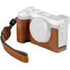 Image de SmallRig 5015 Camera Leather Case Kit for Sony Alpha 7C II / Alpha 7CR (Kamera Bereitschaftstasche), Housse pour appareil photo, Marron
