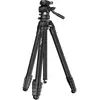 Image de SmallRig Portable Carbon Fiber Travel Tripod Kit 5028 (Carbone, Métal), Trépied, Noir