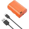 Image de SmallRig Digitalkamera-Akku LP-E6P, Akkutyp: Lithium-Ion (Li-Ion) (Batterie de l'appareil photo), Alimentation pour appareil photo, Orange