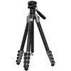 Image de SmallRig 5477 Portable Video Carbon Fiber Tripod AP255Pro (Carbone, Matières plastiques, Métal), Trépied, Noir