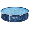 Image de Bestway Piscine Hors-sol Ronde Acier Steel Pro Tropical Leaf Ø 305x66 Cm