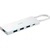 Image de Xiaomi Hub Type C 5 In (USB-C, 5 ports), Station d’accueil + hub USB, Gris, Blanc