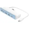 Image de Hyper HD34A8 (USB-C, 6 ports), Station d’accueil + hub USB, Blanc
