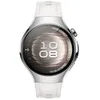 Image de Montre connectée Huawei Watch 5 42 mm Bluetooth Gris avec bracelet en cuir Blanc