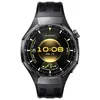 Image de Montre connectée Huawei Watch GT6 Pro 46 mm Bluetooth Titane noir avec bracelet fluoroélastomère Noir