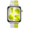 Image de Montre connectée Huawei Watch Fit 5 Bluetooth Argent avec bracelet en fluoroélastomère Blanc et Vert