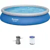 Image de Bestway, Piscine : accessoires, APO Fast Set 457x84x74cm avec pompe ronde bleu