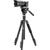 Image de Fotopro Tripode vidéo S5i Pro (Métal), Trépied, Noir