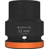 Image de Bosch Professional Zubehör, Clé à douille + douilles, Douille PRO Impact, 3/4", 22 mm, standard (22 mm)