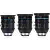 Image de Sirui Jupiter Set de 3 objectifs 24mm/35mm/50mm T2 Macro Cinéma plein format Monture PL (Arri PL, Plein format), Objectif, Noir