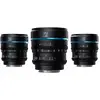 Image de Sirui Nightwalker 24 35+55mm T1.2 S35 MF Cine Lens Bundle E-Mount (Sony E, APS-C / DX, Plein format), Objectif, Noir