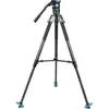 Image de Sirui SVT75 Pro+ SVH15 (Carbone, Métal), Trépied, Bleu, Noir