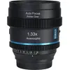 Image de Sirui 20mm T1.8 1.33X S35 AF Anamorphic Objektiv (Nikon Z-Mount, Blue Flare) (Nikon Z, APS-C / DX), Objectif, Noir
