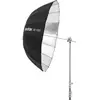 Image de Godox 105cm Parabolique Paraplu Zwart & Zilver (Boîte à lumière parabolique, Parapluie, Réflecteur, 105 cm), Boîte à lumière + réflecteur