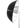 Image de Godox 130cm Parapluie parabolique Zwart&Zilver (Réflecteur, 130 cm), Boîte à lumière + réflecteur