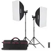 Image de Godox SL100D Video Two Light Kit (Godox), Flash, Noir