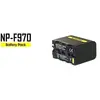 Image de Nitecore Pack de batteries NP F970 7800mAh 56.2Wh (Batterie de l'appareil photo), Alimentation pour appareil photo