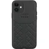 Image de Audi Véritable étui rigide en cuir pour iPhone 12/12 Pro 6.1" czarny/black AU-TPUPCIP12P-Q8/D1-BK (Apple iPhone 12, Apple iPhone 12 Pro), Coque pour téléphone portable, Noir