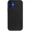 Image de Audi Étui rigide en cuir synthétique pour iPhone 12/12 Pro 6.1" czarny/black AU-TPUPCIP12P-TT/D1-BK (Apple iPhone 12), Coque pour téléphone portable, Noir