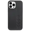Image de Audi Étui rigide en cuir synthétique pour iPhone 13 Pro Max 6.7" czarny/black AU-TPUPCIP13PM-TT/D1-BK (Apple iPhone 13 Pro Max), Coque pour téléphone portable, Noir