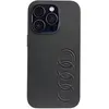 Image de Audi Étui rigide en cuir synthétique pour iPhone 14 Pro 6.1" czarny/black AU-TPUPCIP14P-TT/D1-BK (Apple iPhone 14 Pro), Coque pour téléphone portable, Noir