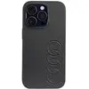 Image de Audi Étui rigide en cuir synthétique pour iPhone 14 Pro Max 6.7" czarny/black AU-TPUPCIP14PM-TT/D1-BK (Apple iPhone 14 Pro Max), Coque pour téléphone portable, Noir