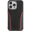 Image de Audi Coque en cuir véritable MagSafe iPhone 15 Pro Max 6.7" czarno-czerwony/noir-rouge AU-TPUPCMIP15 (Apple iPhone 15 Pro Max), Coque pour téléphone portable, Noir, Rouge