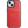 Image de Audi Cuir Synthétique MagSafe iPhone 15 / 14 / 13 6.1" czerwony/red hardcase AU-TPUPCMIP15-GT/D3-RD (Apple iPhone 13, Apple iPhone 15), Coque pour téléphone portable, Rouge