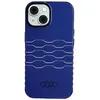 Image de Audi IML MagSafe Étui pour iPhone 15 / 14 / 13 6.1" niebieski/bleu marine AU-IMLMIP15-A6/D3-BE (Apple iPhone 15), Coque pour téléphone portable, Bleu