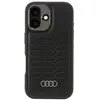 Image de Audi Étui rigide en cuir synthétique MagSafe pour iPhone 16 6.1" czarny/black AU-TPUPCMIP16-GT/D3-BK (Apple iPhone 16), Coque pour téléphone portable, Noir