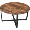 Image de Vasagle, Table basse, Lebron (88 x 88 x 47 cm)