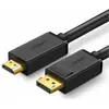 Image de Ugreen DisplayPort   HDMI (2 m), Câble vidéo, Noir