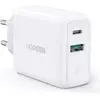 Image de Ugreen Chargeur USB-A + USB-C 36W (36 W), Chargeur USB, Blanc