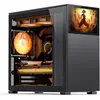 Image de Jonsbo D41 Écran (ATX, DTX, mATX, Mini-ITX), Boîtier PC, Noir
