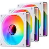 Image de Jonsbo ZK-120W Ventilateur 3en1- A-RGB, blanc (120 mm, 3x), Ventilateur PC, Blanc