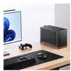 Image de Jonsbo T9 Black PC-Gehäuse, Mini-Gehäuse, ITX, PCIe 5.0 Riserkabel - silber (Mini-ITX), Boîtier PC, Argent