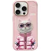 Image de Prestigio Nimmy case iPhone 16 Pro 6.3" pink Cool&Cute 2.0 Cat (Apple iPhone 16 Pro), Coque pour téléphone portable, Pink, Rose