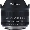 Image de 7artisans 7.5 mm F/2.8 Fisheye Mark II (Fujifilm X, APS-C / DX), Objectif, Noir