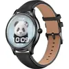 Image de Colmi Smart Watch L28 (black silicone + black leather strap), Montre connectée