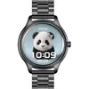 Image de Colmi Smart Watch L28 (Black + Black steel strap), Montre connectée